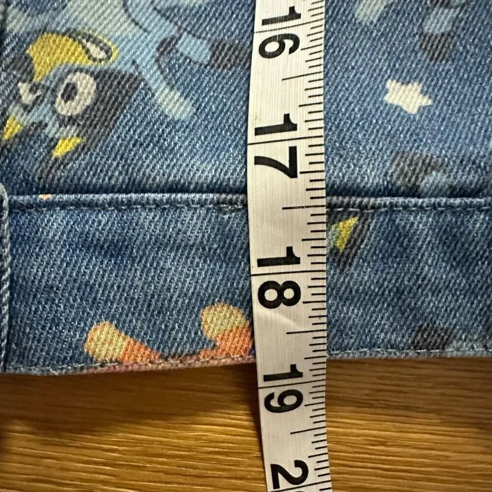 NWT Bluey big girl Denim jacket large 10/12
